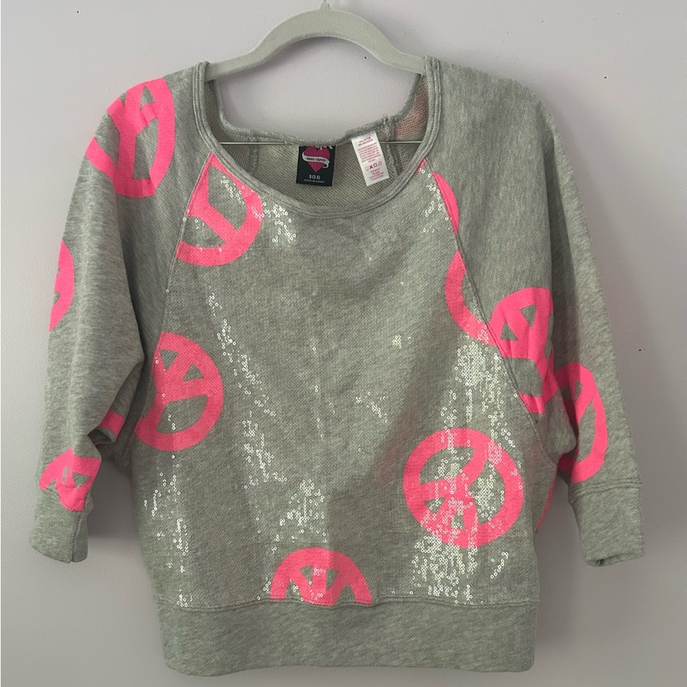 Hard Candy Peace Sweater Size S